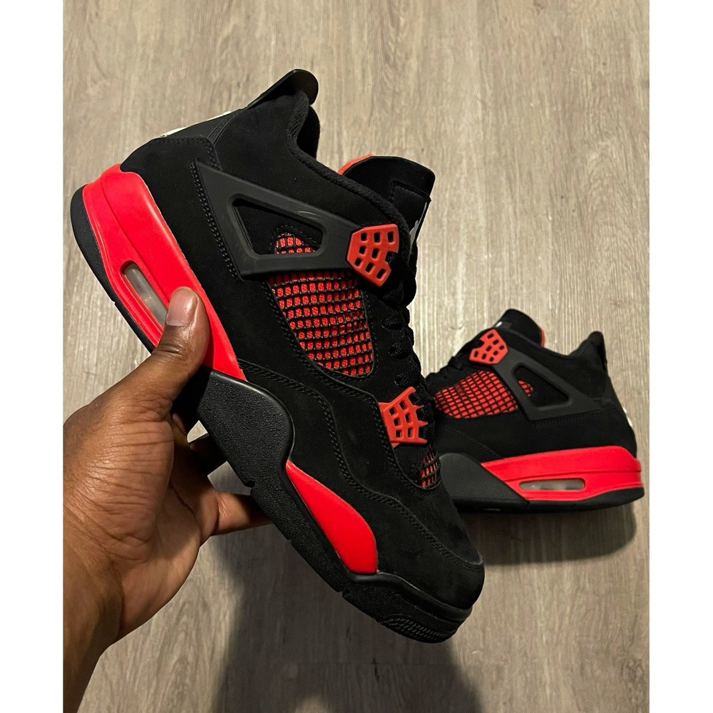 Jordan Air Jordan 4 Retro Red Thunder Black/Red Men's Mid Top CT8527-016